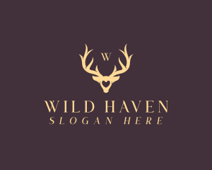 Wildlife Antler Horn logo design