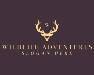 Wildlife Antler Horn logo design