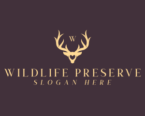 Wildlife Antler Horn logo design