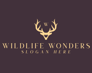 Wildlife Antler Horn logo design