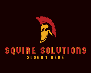Squire - Spartan Soldier Gaming logo design