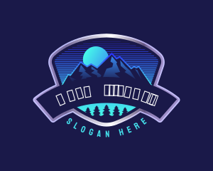 Mountaineering - Mountain Hiking Adventure logo design