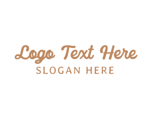Simple - Cursive Traditional Wordmark logo design