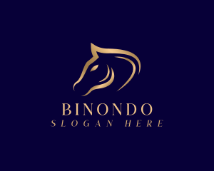 Barn - Wild Horse Stallion logo design