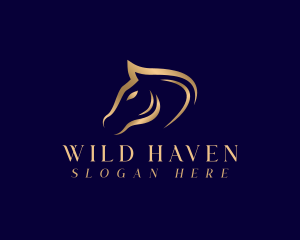 Wild Horse Stallion logo design