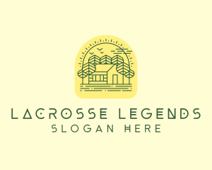 Forest Cabin House logo design