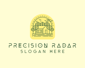 Forest Cabin House logo design