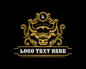 Bullfighting - Bull Rodeo Bullfighting logo design