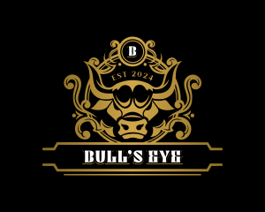 Bull Rodeo Bullfighting logo design