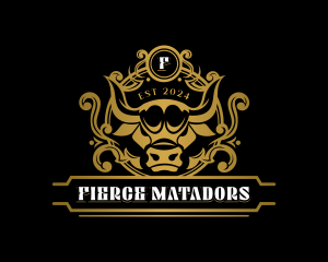 Bullfighting - Bull Rodeo Bullfighting logo design