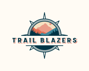 Navigation Compass Outdoor Travel logo design