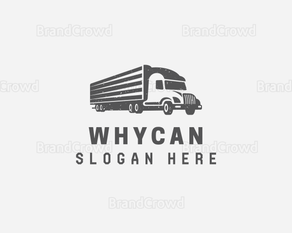 Logistics Truck Vehicle Logo