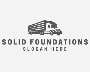 Trucker - Logistics Truck Vehicle logo design