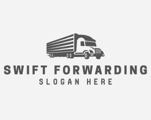 Logistics Truck Vehicle logo design