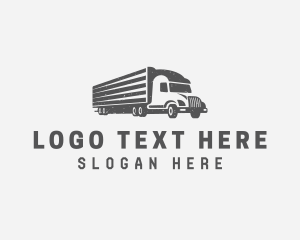 Logistics Truck Vehicle Logo