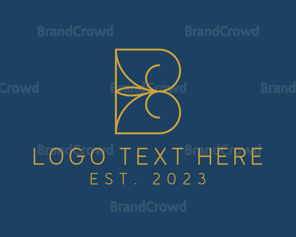Elegant Fashion Letter B Logo