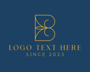 Hotel - Elegant Fashion Letter B logo design