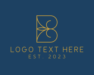 Interior Designer - Elegant Fashion Letter B logo design
