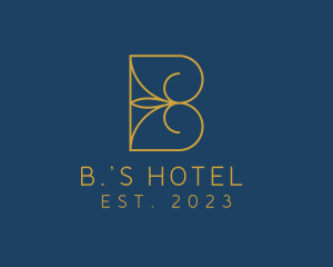 Elegant Fashion Letter B  logo design