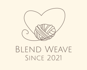 Heart Thread Weave logo design