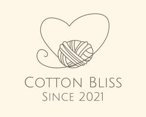 Heart Thread Weave logo design