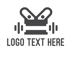 Lift - Robot Gym logo design