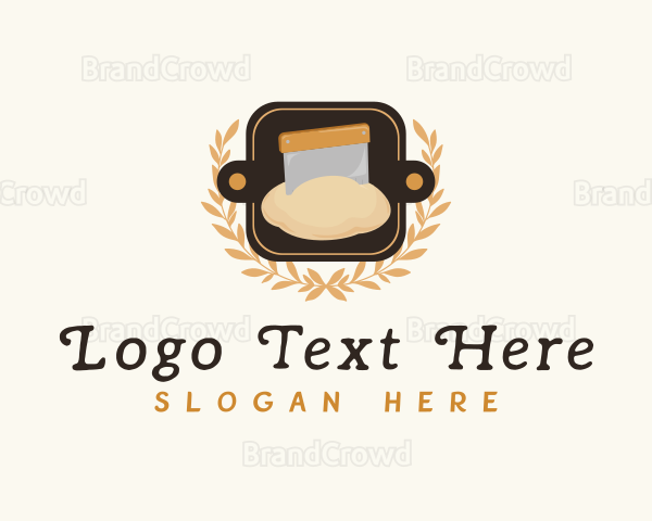 Bakery Dough Wreath Logo