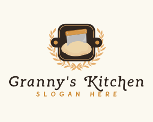 Bakery Dough Wreath logo design