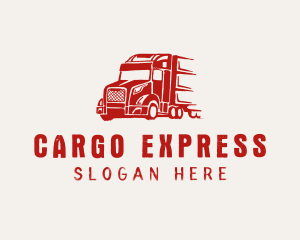 Cargo Trucking Logistics logo design