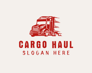 Cargo Trucking Logistics logo design