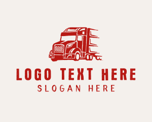 Trucking - Cargo Trucking Logistics logo design