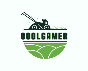 Grass Lawn Mower Gardening  Logo