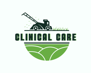 Grass Lawn Mower Gardening  logo design