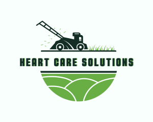 Grass Lawn Mower Gardening  logo design