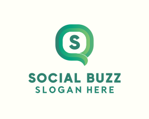 Social Chat App logo design