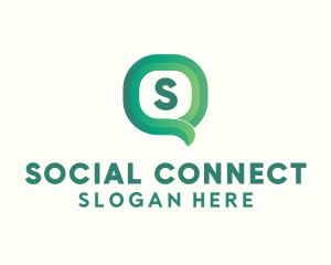 Social - Social Chat App logo design