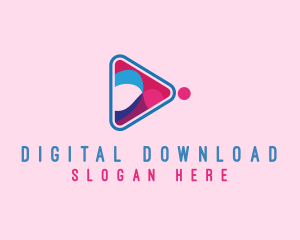 Download - Music Play Button logo design