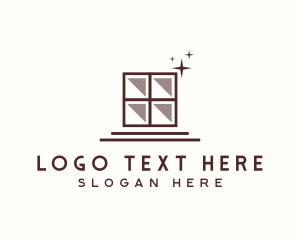 Decor - Glass Window Installation logo design