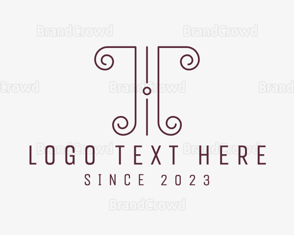 Ornate Swirl Marketing Logo