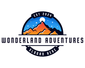 Night Mountain Camping logo design