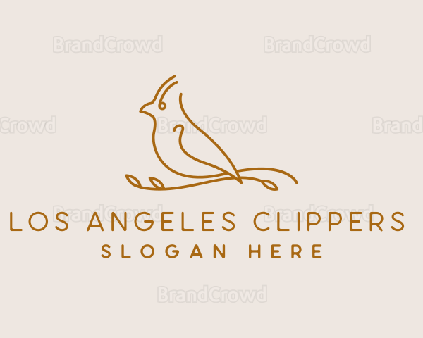 Bird Leaf Branch Logo