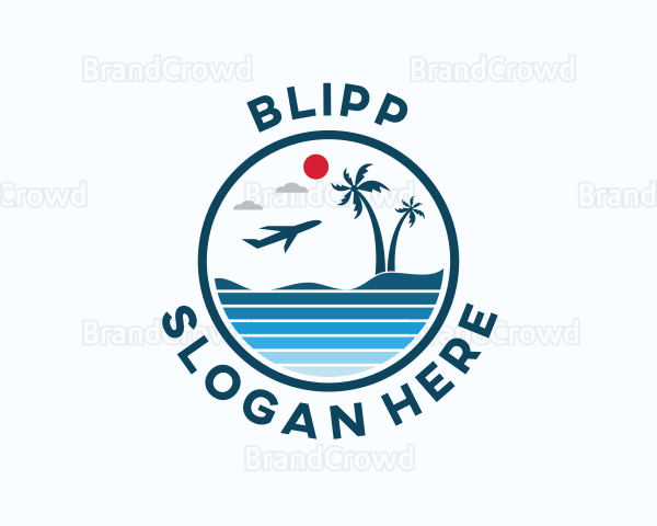 Tropical Island Travel Logo