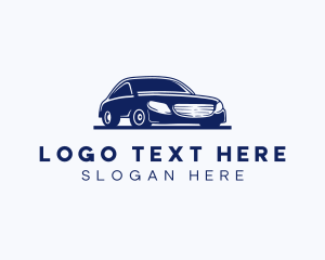 Detailing - Sedan Car Dealer logo design