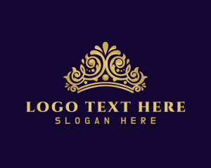 Expensive - Crown Tiara Pageant logo design