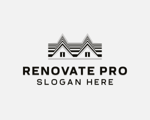 House Roof Renovation logo design