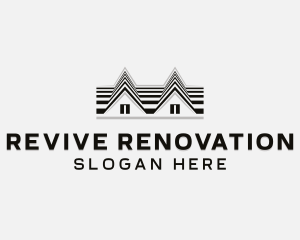 Renovation - House Roof Renovation logo design