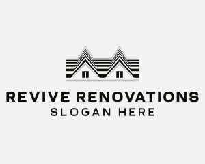 Renovation - House Roof Renovation logo design