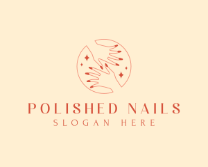 Nail - Elegant Nail Salon logo design