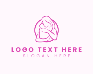 Parenting - Mother Baby Maternity logo design