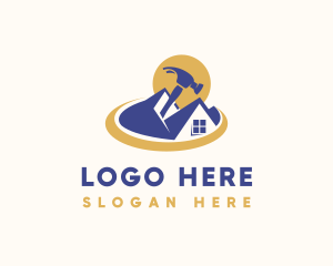 Repair - Home Maintenance Renovation logo design